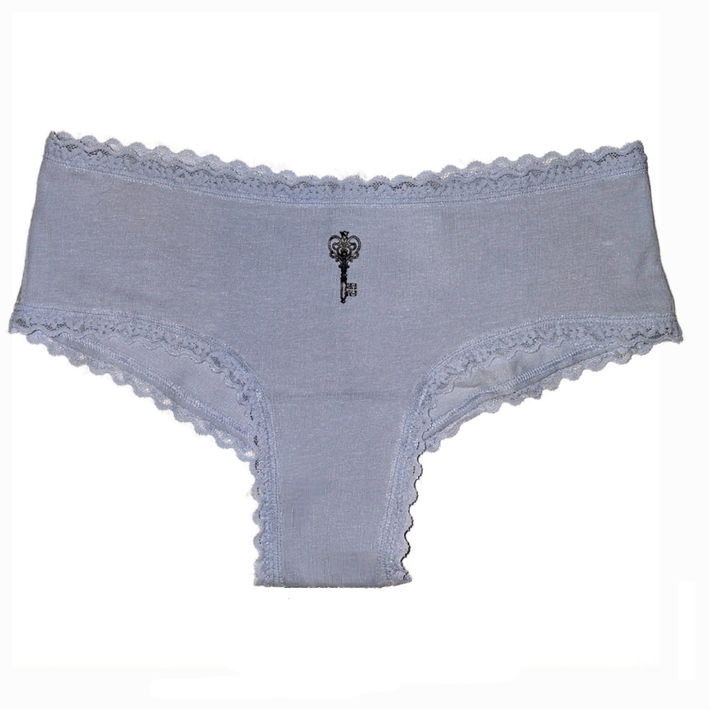 Victoria’s Secret Cotton Lace-Waist Cheeky Panty - Small - NEW